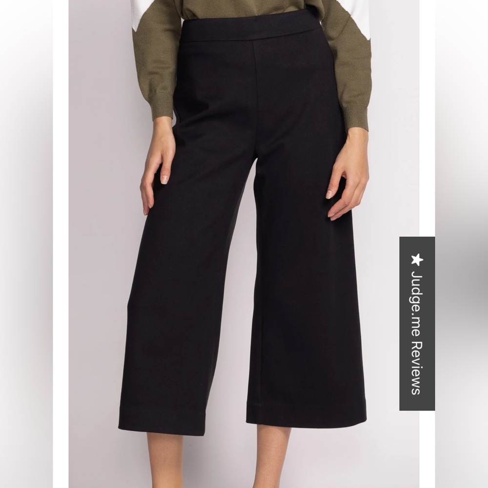 Pink Martini Nadia Wide Leg Cropped Pants